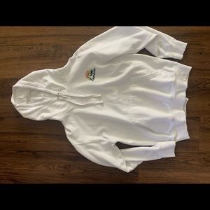 White Quicksilver Hoodie, Size M, Brand New Condition